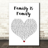 Kacey Musgraves Family Is Family White Heart Song Lyric Art Print