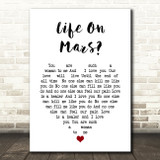 Neil Young Such a Woman White Heart Song Lyric Art Print