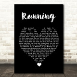 James Bay Running Black Heart Song Lyric Wall Art Print