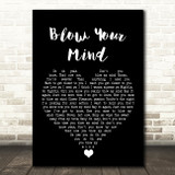 Jamiroquai Blow Your Mind Black Heart Song Lyric Wall Art Print