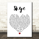 Runrig Skye White Heart Song Lyric Art Print