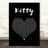 Joe Weller Kitty Black Heart Song Lyric Wall Art Print