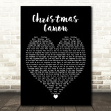 Trans-Siberian Orchestra Christmas Canon Black Heart Decorative Wall Art Gift Song Lyric Print