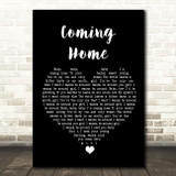 Leon Bridges Coming Home Black Heart Song Lyric Wall Art Print