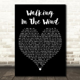 One Direction Walking In The Wind Black Heart Decorative Wall Art Gift Song Lyric Print