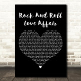 Prince Rock And Roll Love Affair Black Heart Decorative Wall Art Gift Song Lyric Print