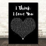 Tenacious D I Think I Love You Black Heart Decorative Wall Art Gift Song Lyric Print