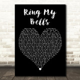 Enrique Iglesias Ring My Bells Black Heart Decorative Wall Art Gift Song Lyric Print