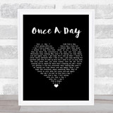 Mac Miller Once A Day Black Heart Song Lyric Wall Art Print