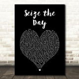 Avenged Sevenfold Seize the Day Black Heart Song Lyric Wall Art Print