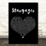 Paloma Faith Stargazer Black Heart Decorative Wall Art Gift Song Lyric Print
