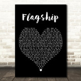 Jason Isbell Flagship Black Heart Decorative Wall Art Gift Song Lyric Print