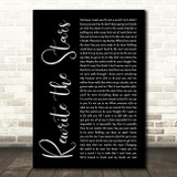 Zac Efron, Zendaya - GREATEST SHOWMAN Rewrite the Stars Black Script Wall Art Gift Song Lyric Print