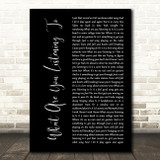 Chris Stapleton What Are You Listening To Black Script Decorative Wall Art Gift Song Lyric Print