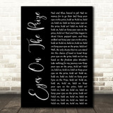 Mavis Staples Eyes On The Prize Black Script Decorative Wall Art Gift Song Lyric Print