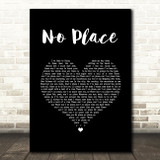 Backstreet Boys No Place Black Heart Song Lyric Wall Art Print