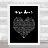 Paolo Nutini New Shoes Black Heart Song Lyric Wall Art Print