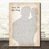 Paul Weller Youre The Best Thing Father & Baby Decorative Wall Art Gift Song Lyric Print
