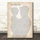 Philip Philip Gone Gone Gone Father & Child Decorative Wall Art Gift Song Lyric Print