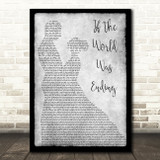 JP Saxe If The World Was Ending Grey Man Lady Dancing Decorative Gift Song Lyric Print