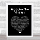 Raphael Saadiq Skyy, Can You Feel Me Black Heart Song Lyric Wall Art Print