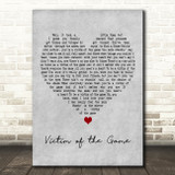 Garth Brooks Victim of the Game Grey Heart Decorative Wall Art Gift Song Lyric Print