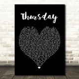 Jess Glynne Thursday Black Heart Song Lyric Quote Print