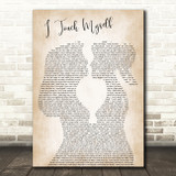 Divinyls I Touch Myself Lesbian Women Gay Brides Couple Wedding Wall Art Gift Song Lyric Print