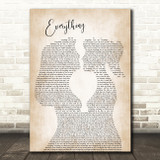 Mary J Blige Everything Lesbian Women Gay Brides Couple Wedding Wall Art Gift Song Lyric Print