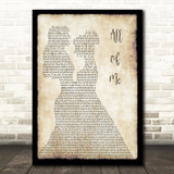 Jasmine Thompson All of Me Lesbian Couple Two Ladies Dancing Song Lyric Print