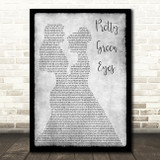 Ultrabeat Pretty Green Eyes Lesbian Couple Two Ladies Dancing Grey Gift Song Lyric Print