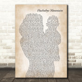 Dick Van Dyke Hushabye Mountain Mother & Baby Decorative Wall Art Gift Song Lyric Print