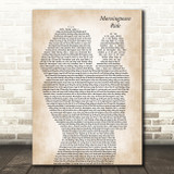 The Seekers Morningtown Ride Mother & Baby Decorative Wall Art Gift Song Lyric Print