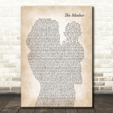 Brandi Carlile The Mother Mother & Baby Decorative Wall Art Gift Song Lyric Print