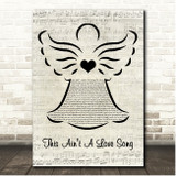Scouting For Girls This Ain't A Love Song Music Script Angel Song Lyric Print