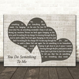 Paul Weller You Do Something To Me Landscape Music Script Two Hearts Gift Song Lyric Print