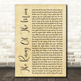The Dubliners The Rising Of The Moon Rustic Script Decorative Wall Art Gift Song Lyric Print