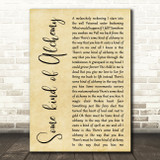 Emberhoney Some kind of Alchemy Rustic Script Decorative Wall Art Gift Song Lyric Print