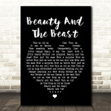 Angela Lansbury Beauty And The Beast Black Heart Song Lyric Quote Print