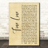 Harry Styles Fine Line Rustic Script Decorative Wall Art Gift Song Lyric Print