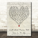 Manic Street Preachers Small Black Flowers That Grow In The Sky Script Heart Wall Art Song Lyric Print