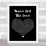 Candi Staton You've Got The Love Black Heart Song Lyric Quote Print