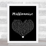 Chris Stapleton Millionaire Black Heart Song Lyric Quote Print
