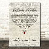 The Jackson 5 Whos Lovin You Script Heart Decorative Wall Art Gift Song Lyric Print