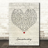 Dan Fogelberg Souvenirs Script Heart Decorative Wall Art Gift Song Lyric Print
