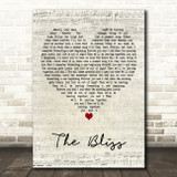 Volbeat The Bliss Script Heart Decorative Wall Art Gift Song Lyric Print