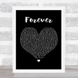 Lecrae Forever Black Heart Song Lyric Quote Print