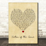 Garth Brooks Victim of the Game Vintage Heart Decorative Wall Art Gift Song Lyric Print