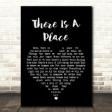 Morten Harket There Is A Place Black Heart Song Lyric Quote Print