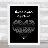 Otis Redding These Arms Of Mine Black Heart Song Lyric Quote Print